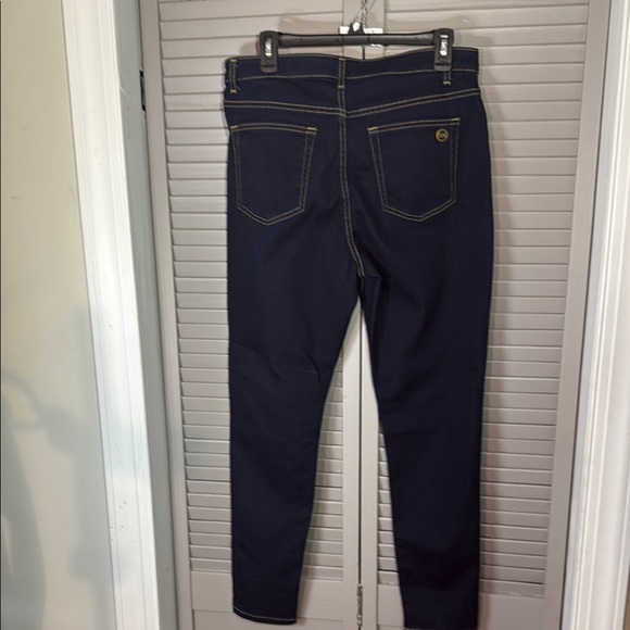 Michael Kors Blue Skinny Jeans with Rich Indigo Hue - Picture 3 of 7
